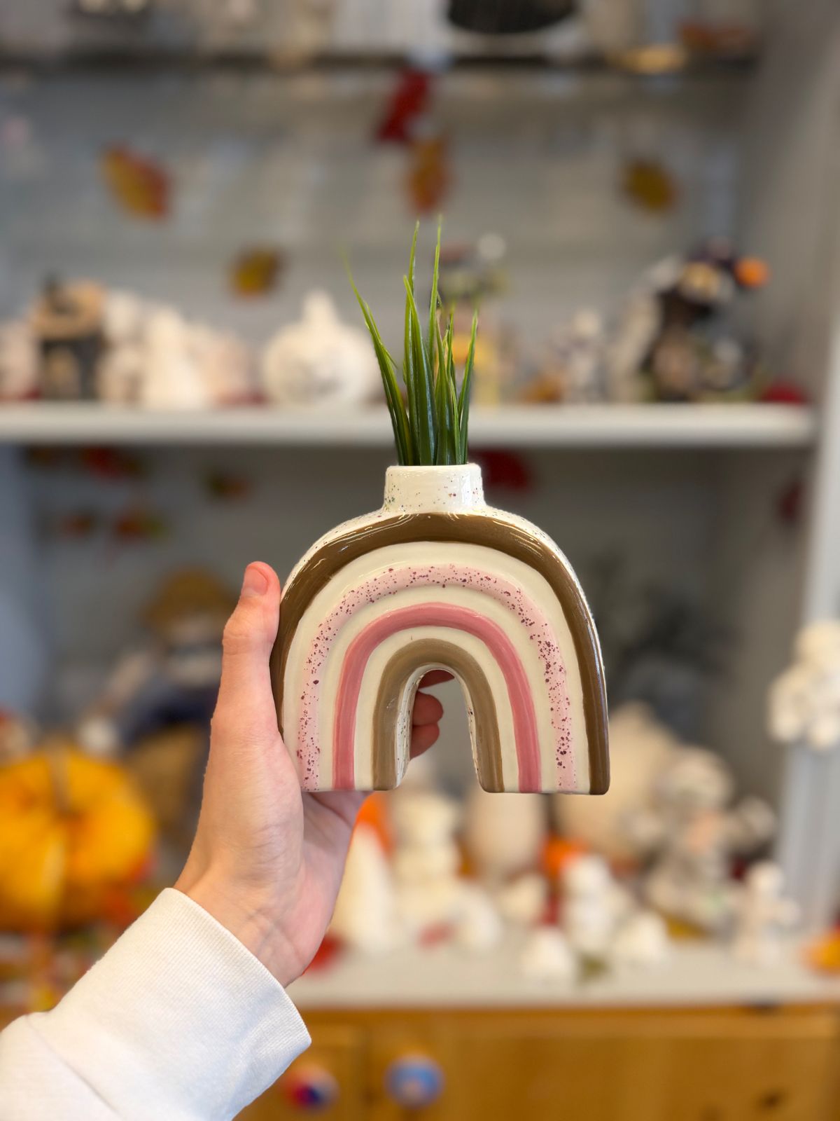 Rainbow Vase — painted at Paint Fusion Park City