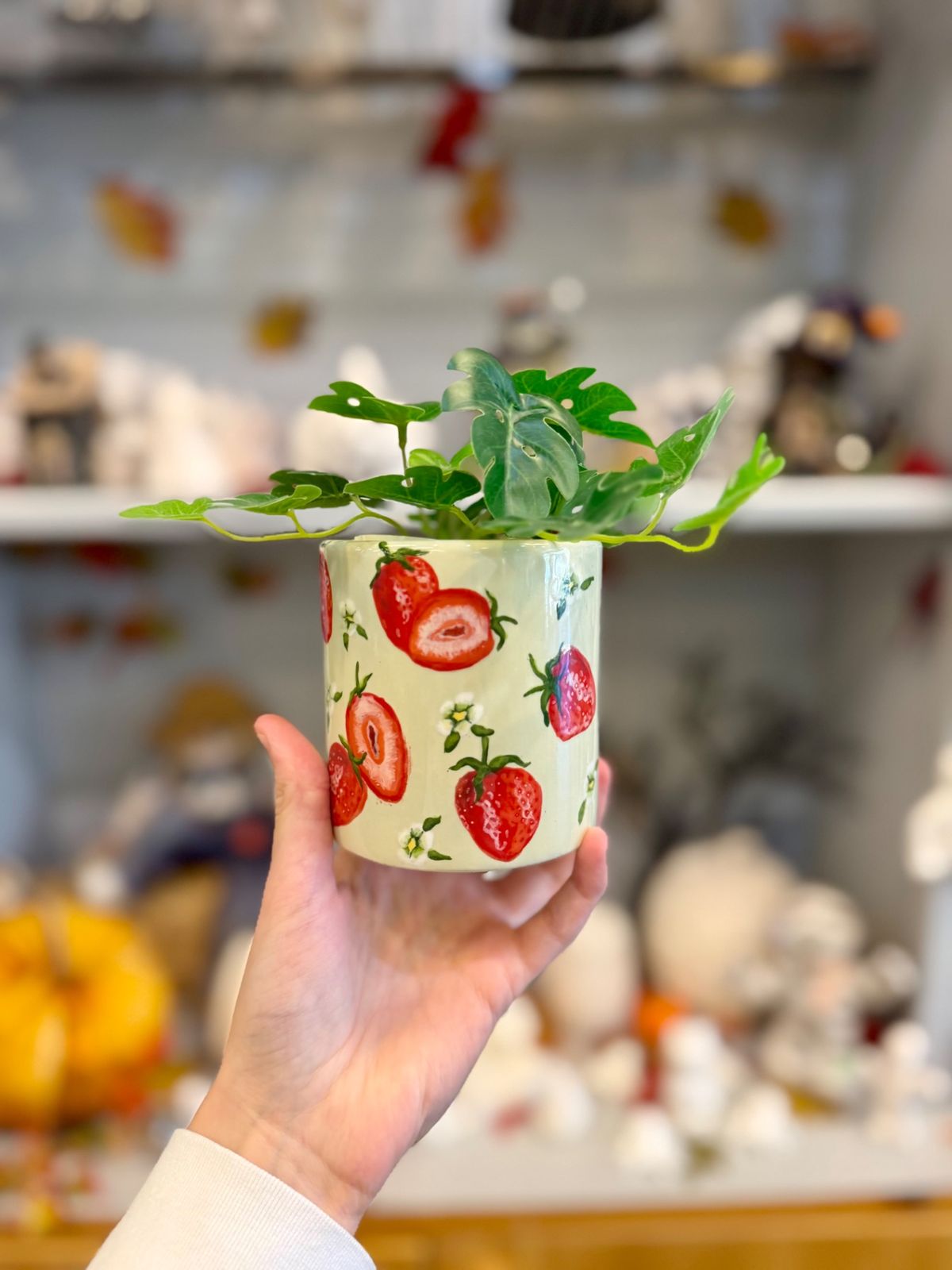 Strawberry Planter — painted at Paint Fusion Park City