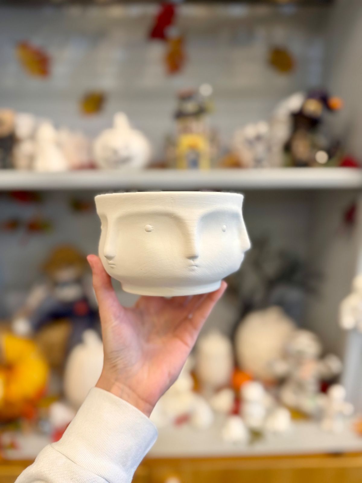 Face Bowl — painted at Paint Fusion Park City