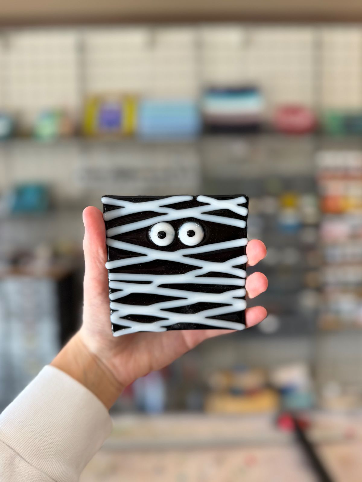 Mummy Tile — painted at Paint Fusion Park City